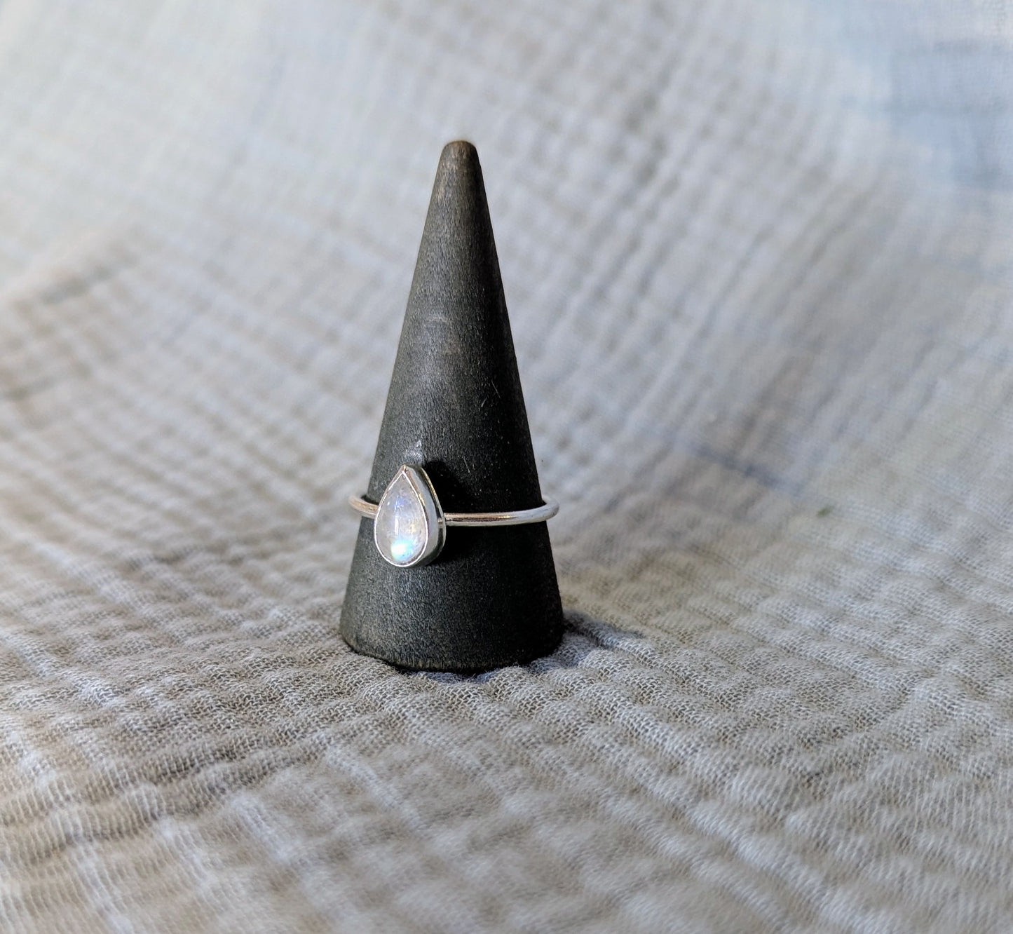 Moonstone Silver Ring