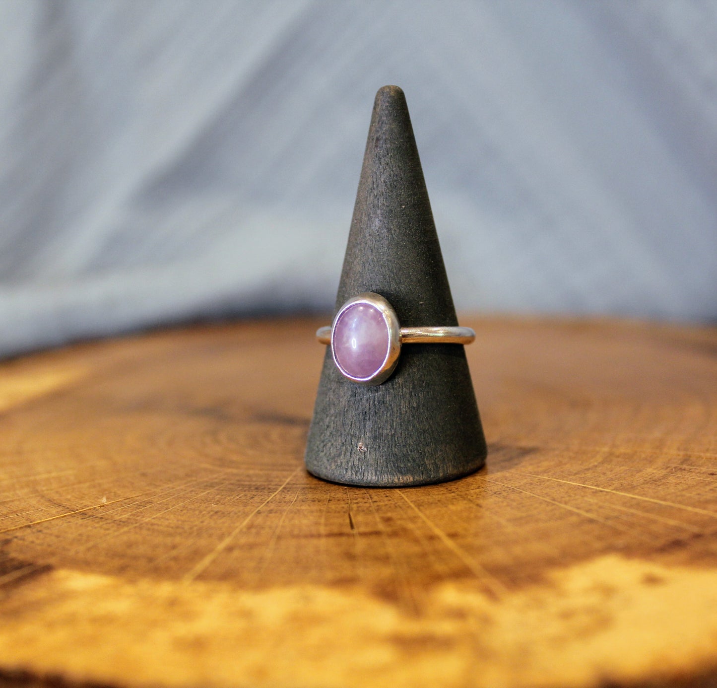 Lavender Amethyst Handmade Sterling Silver Ring