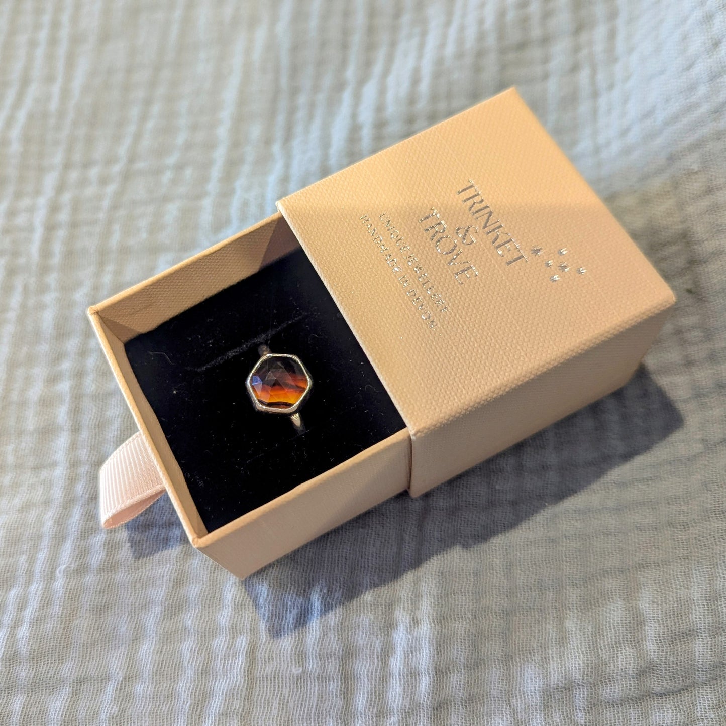Montana Agate Silver Ring