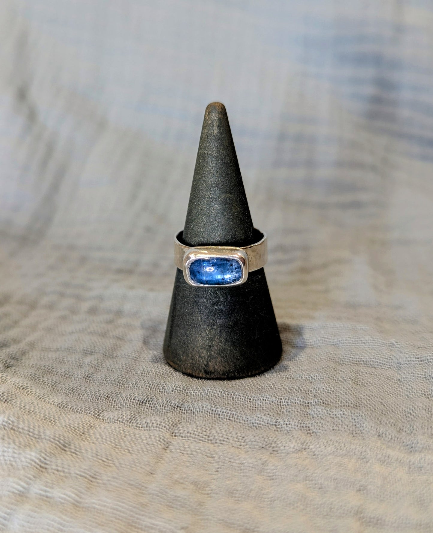 Kyanite Silver Ring