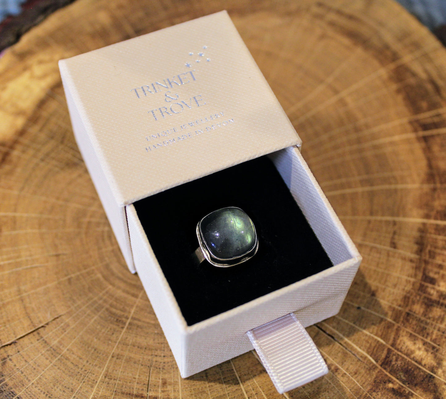 Handmade Labradorite Silver Ring