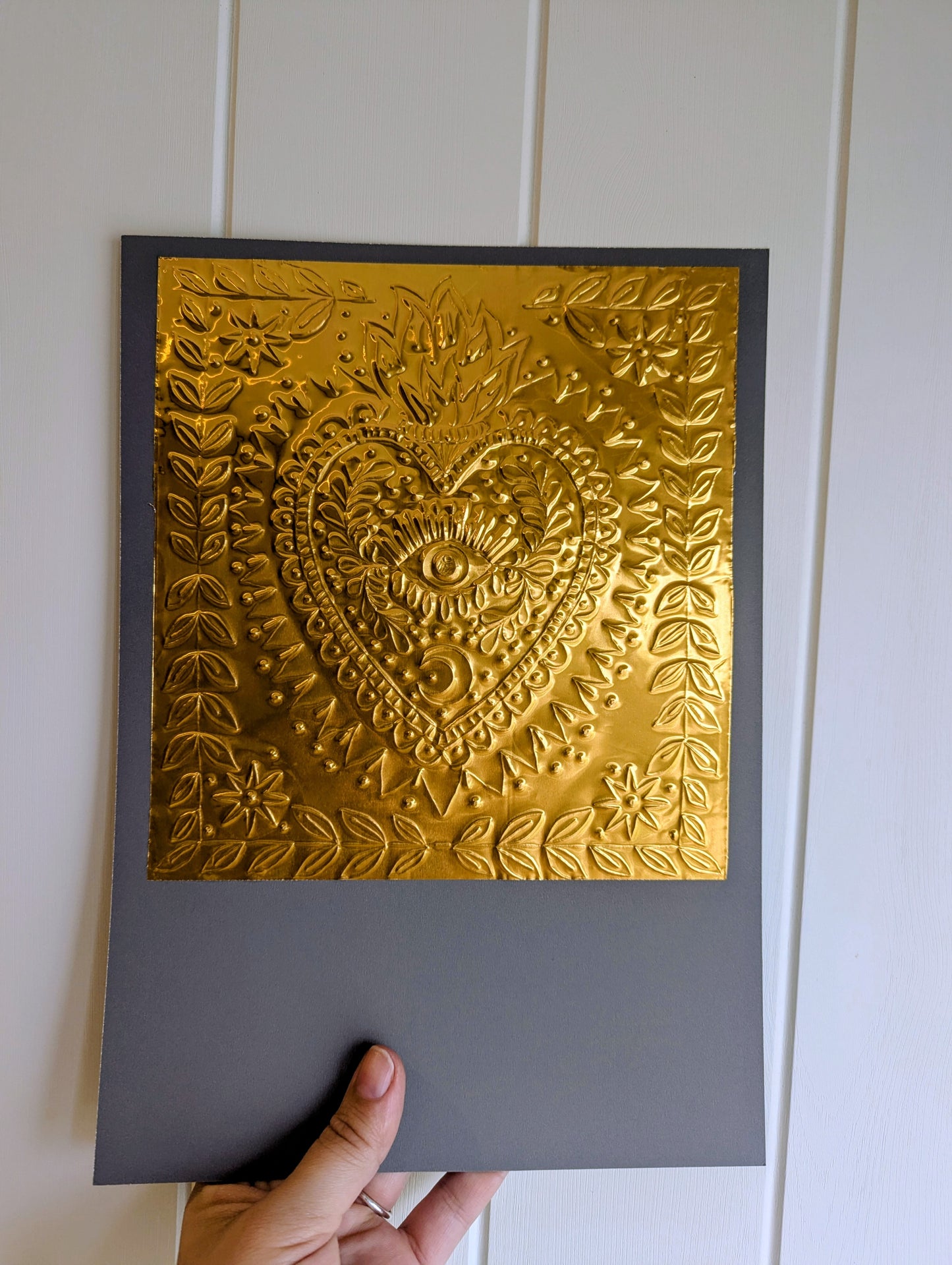 Folk Heart Embossing