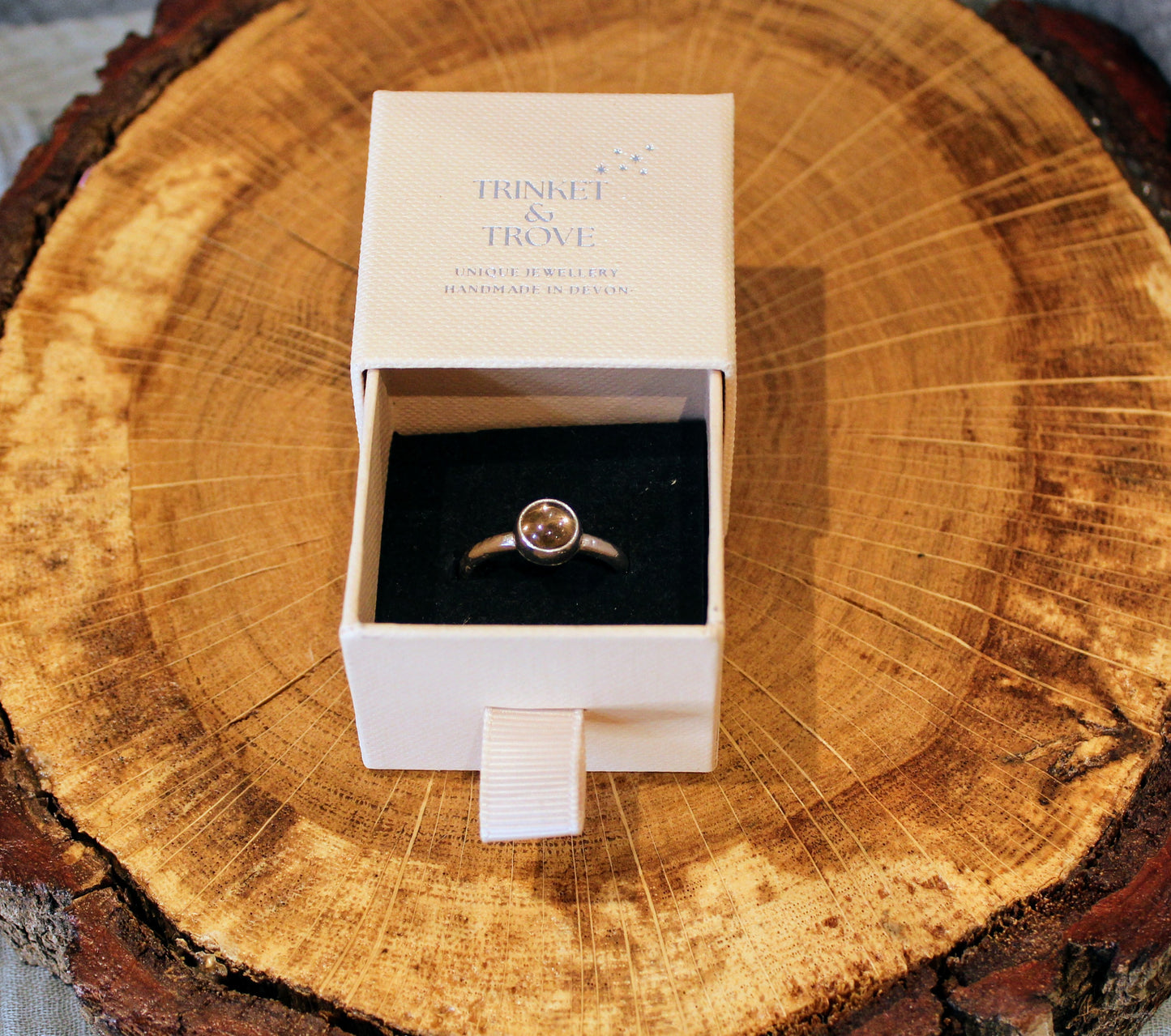Smoky Quartz Silver Handmade Ring