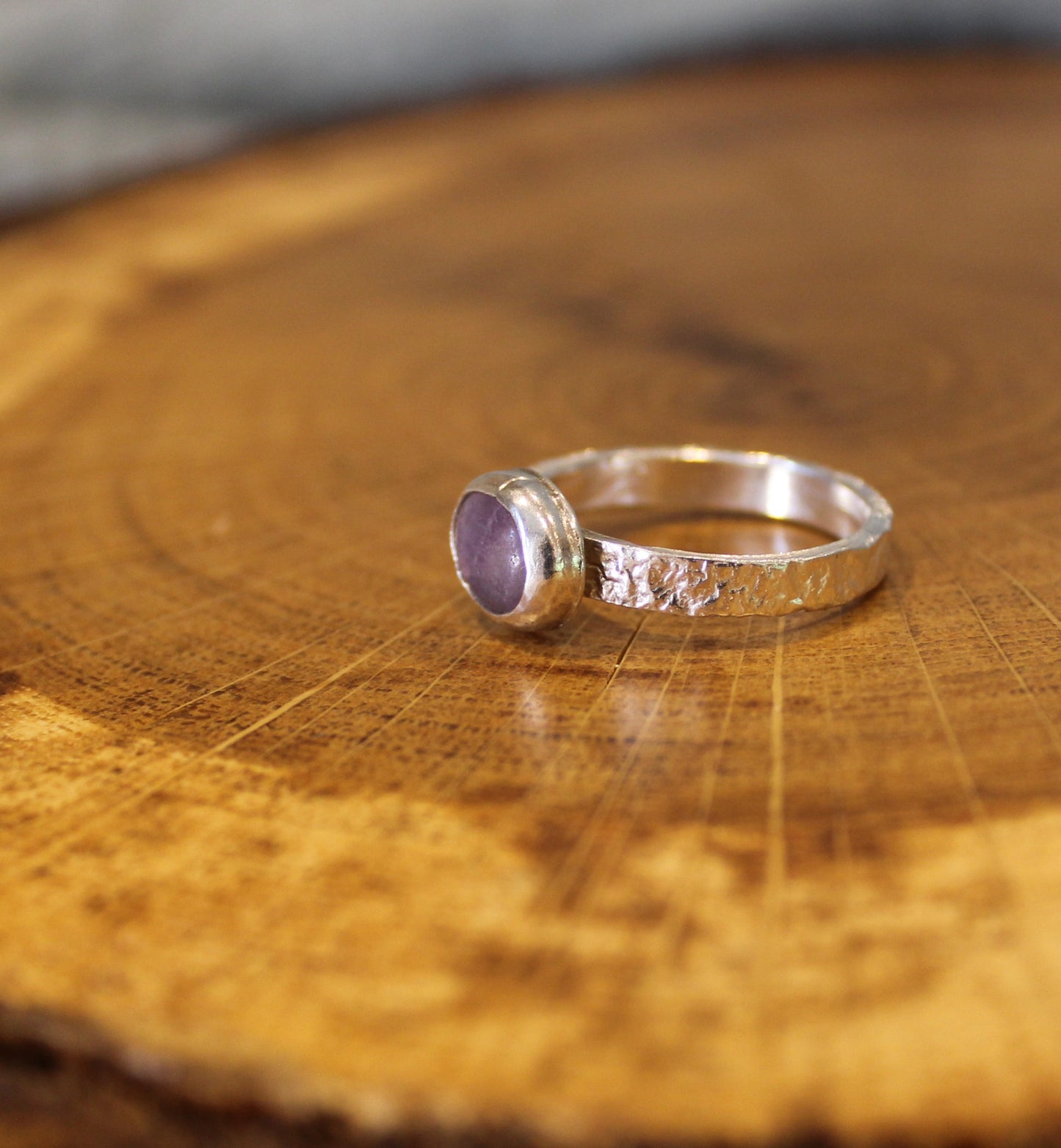Fluorite Silver Handmade Ring