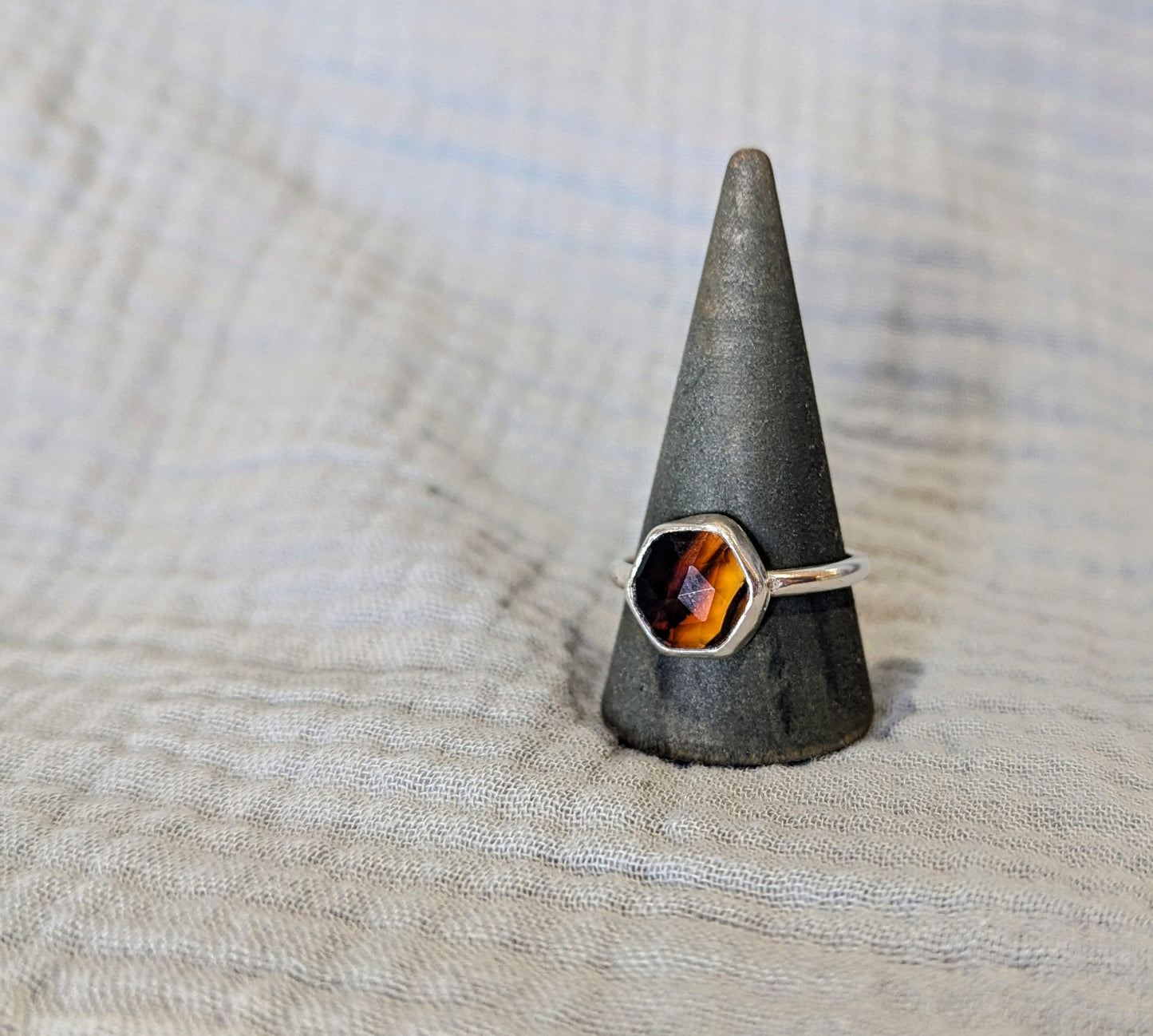 Montana Agate Silver Ring
