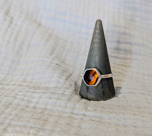 Montana Agate Silver Ring