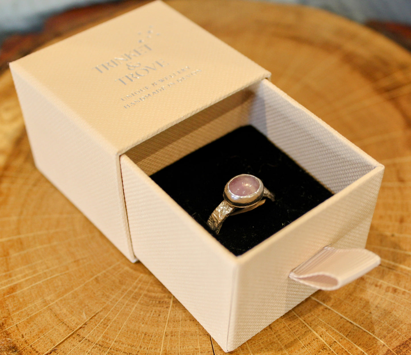 Fluorite Silver Handmade Ring