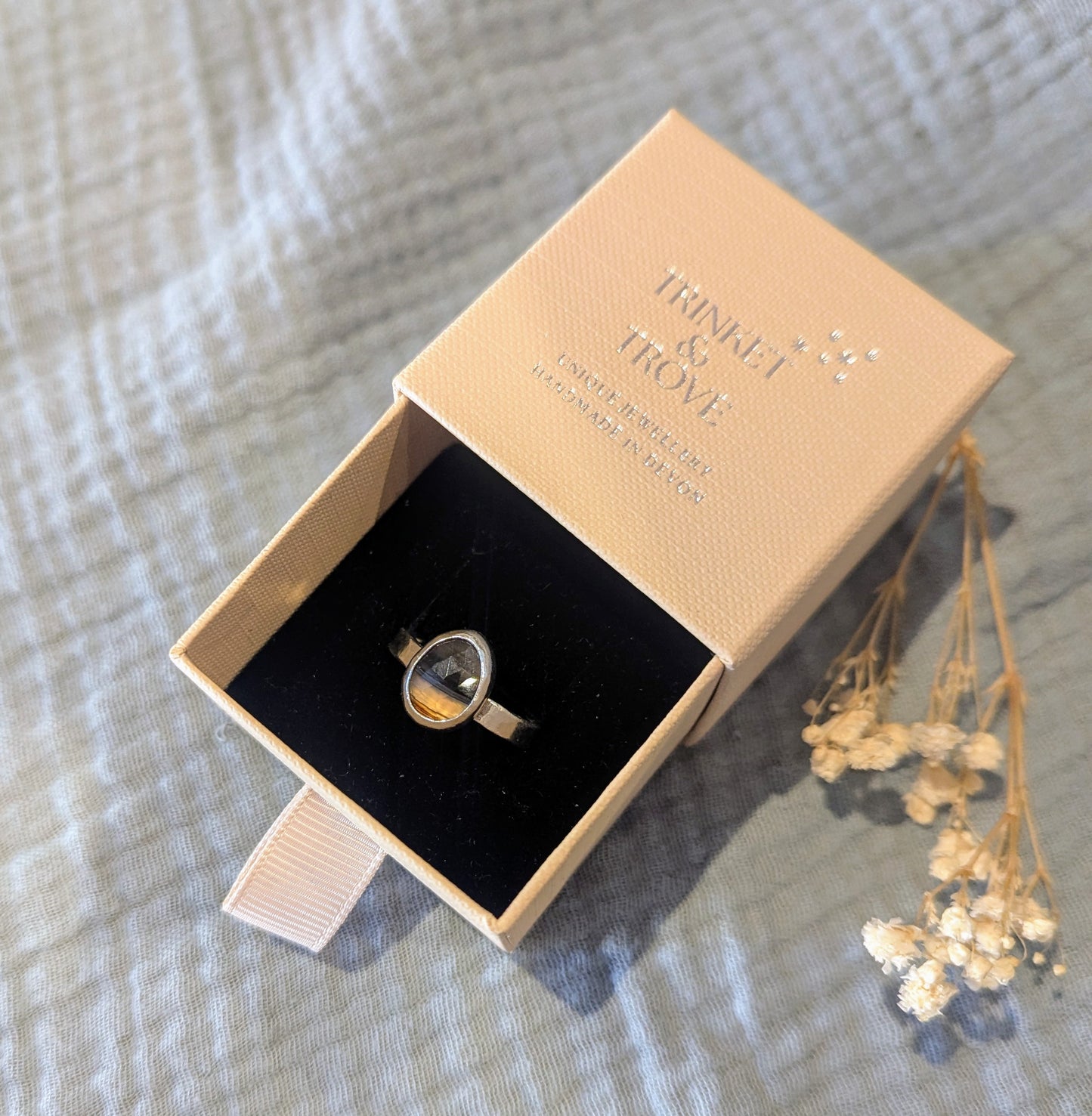 Montana Agate Silver Ring