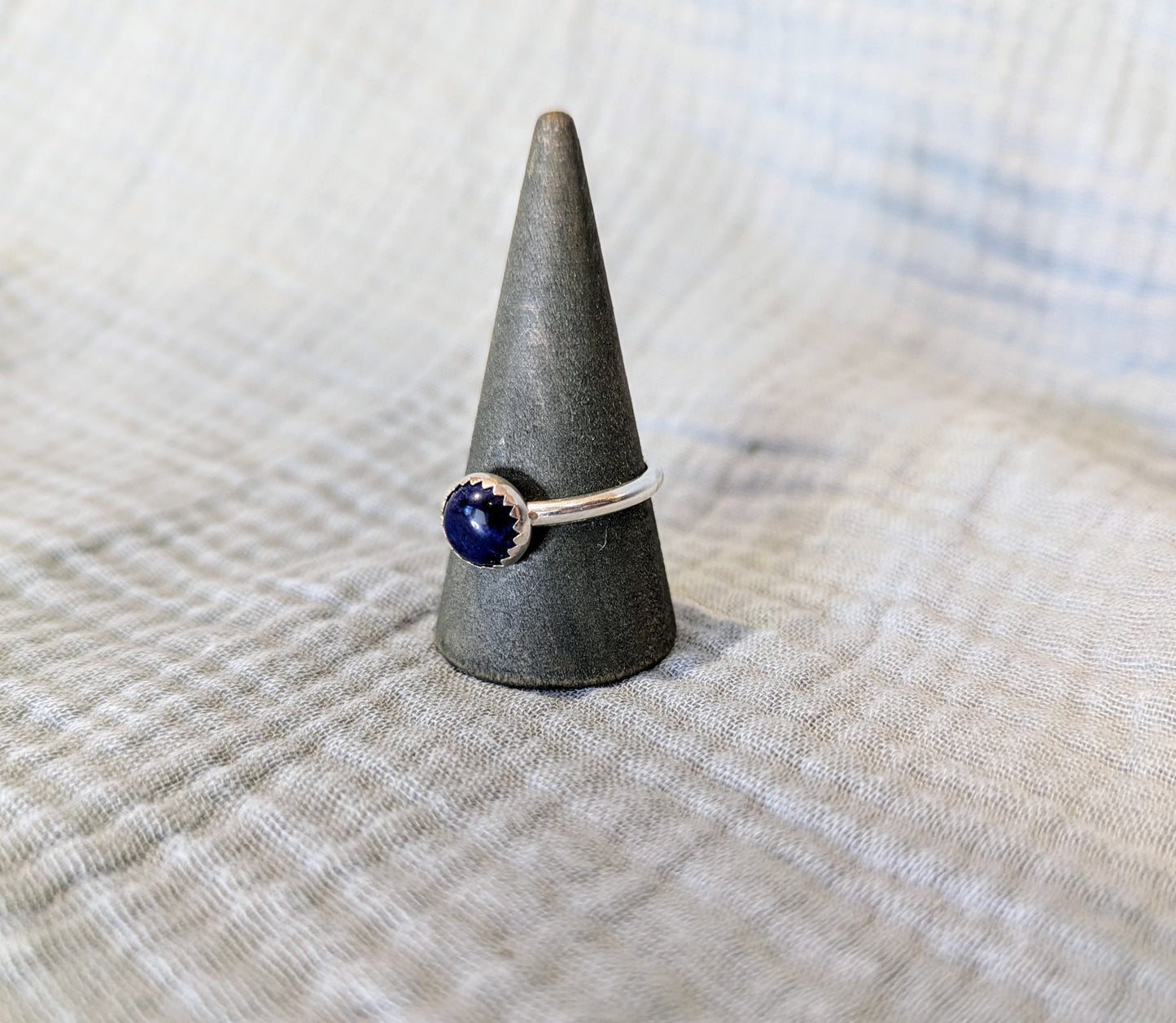 Sodalite Silver Ring