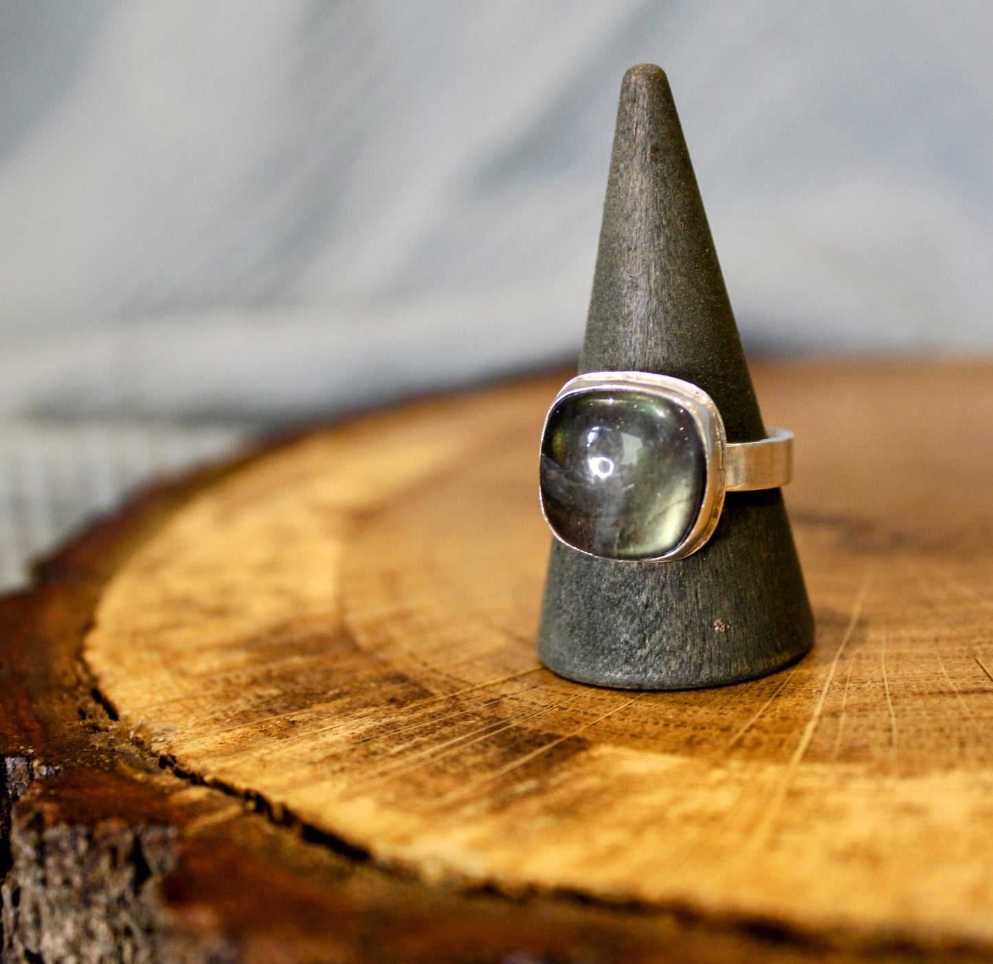 Handmade Labradorite Silver Ring