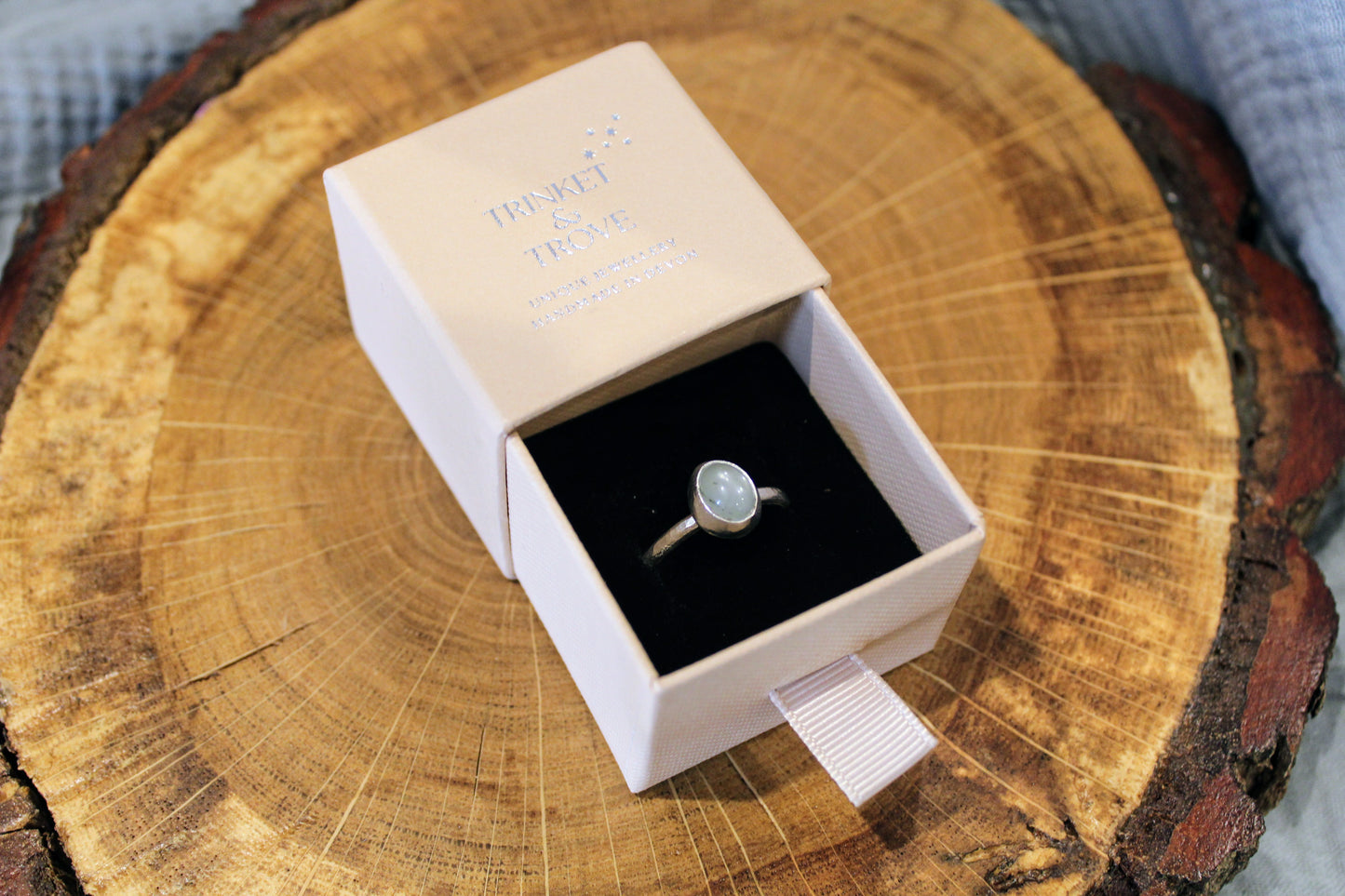 Aquamarine Silver Handmade Ring