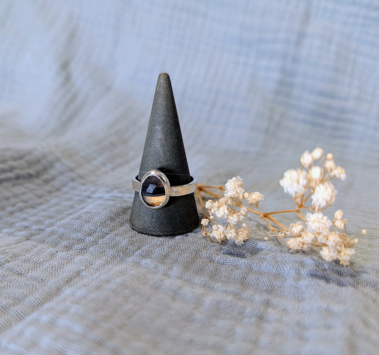 Montana Agate Silver Ring