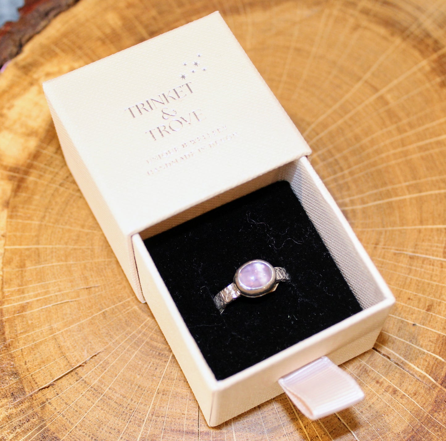 Fluorite Silver Handmade Ring